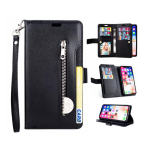 iPhone 11 Pro Max - Platinum Multi Etui M. 9 Kort Pung - Sort - Platinum