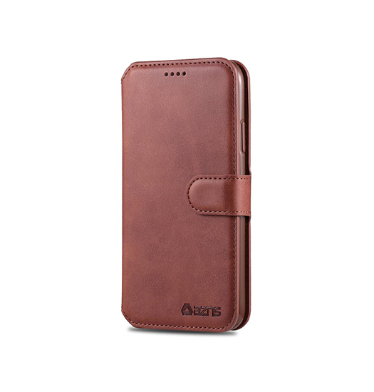 iPhone 11 - AZNS™ Diary Læder Etui / Taske M. Pung - Brun - AZNS