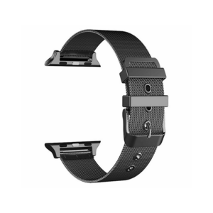 Apple Watch (38/40/SE/41/42mm) - Milanese Classic Loop / Rem - Sort - Milanese