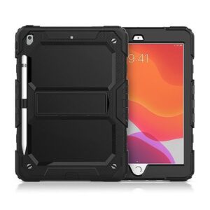 iPad 10.2" 7/8/9 (2019/2020/2021) ToughCase&trade; 360° Håndværker Cover - Sort - ToughCase