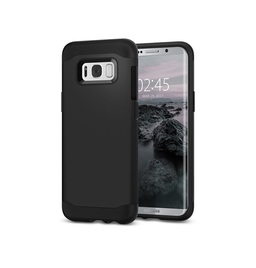 Samsung Galaxy S8+ (Plus) - REALIKE™ Pro Stødsikkert Håndværker Cover - Sort - Realike