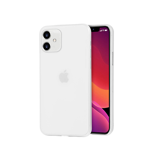 iPhone 11 - Ultratynd Matte Series Cover V.2.0 - Hvid/Klar - Ultratynd