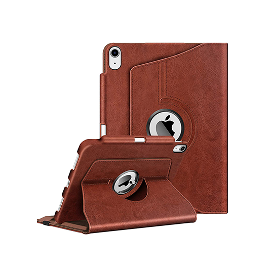 iPad Mini 6/7 (2021/2024) - Retro Diary™ Vintage 360° Onefold Læder Cover - Brun - Retro Diary