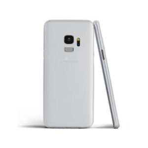 Samsung Galaxy S9 - Ultratynd Matte Series Cover V.2.0 - Hvid/Klar - Ultratynd