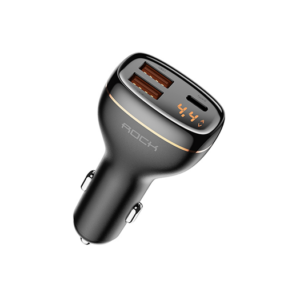 ROCK&trade; | Premium Oplader til Bil - QC3.0 - 60W - Sort - ROCK