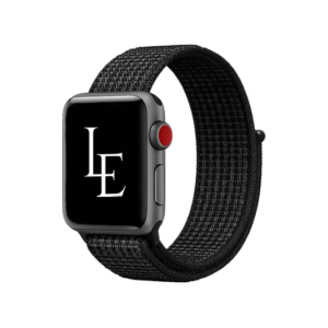 Apple Watch (38-40MM) - Realike Nylon Urrem Armbånd - Sort - L'Empiri&trade;