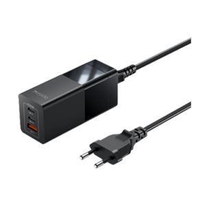 YESIDO&trade; | 3 Port USB Oplader til Laptop, Mobil, Tablet - 100W - Sort - YESIDO