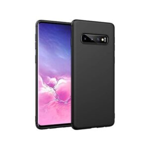 Samsung Galaxy S10+ (Plus) - Novo Frosted Matte Slim Silikone Cover - Sort - Novo