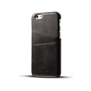 iPhone 6/6s - NX Design&trade; Læder Cover M. Kortholder - Sort - NX Design