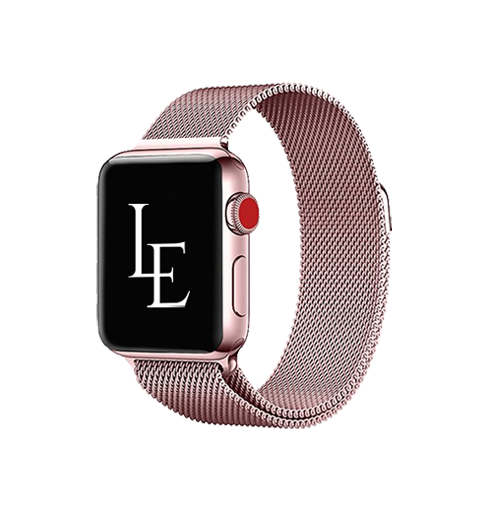 Apple Watch 42-44mm - Milanese Rustfri Rem - Rosa - Milanese