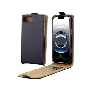 iPhone 16e - Diary Vertikal Læder FlipCover Etui - Sort - Diary Vertikal