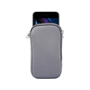 iPhone 6/6s - Simple Nylon Sleeve Etui M. Lynlås - Grå - Simple