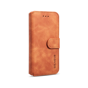 iPhone 6/6s - DG.MING&trade; Classical Læder Etui / Taske M. Pung - Brun - DG.MING&trade;