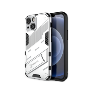 iPhone 13 Mini - Eagle&trade; PRZ Stødsikkert Cover M. Kickstand - Hvid - Eagle&trade;