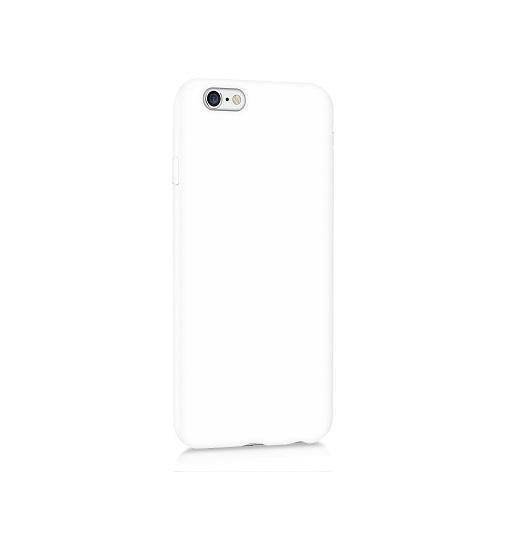 iPhone 6/6s - Deluxe™ Soft Touch Silikone Cover - Hvid/Gennemsigtig - DELUXE