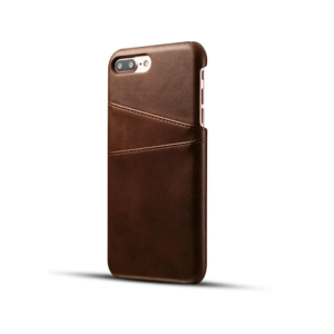 iPhone 7/8 Plus - NX Design Læder Bagcover Pung - Brun - NX Design