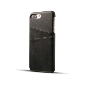 iPhone 7/8 Plus - NX Design Læder Bagcover Pung - Sort - NX Design