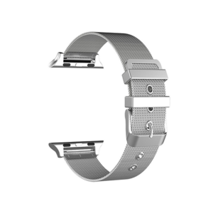 Apple Watch (42/44/SE/45/46/49mm) - Milanese Classic Loop / Rem - Sølv - Milanese
