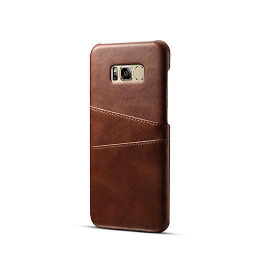 Samsung Galaxy S8+ (Plus) - NX Design Læder Bagcover - Brun - NX Design