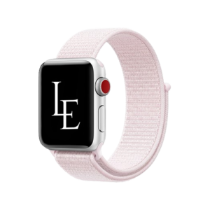 Apple Watch (38/40/SE/41/42mm) - L'Empiri&trade; Nylon Velcro Rem - Pink - L'Empiri&trade;
