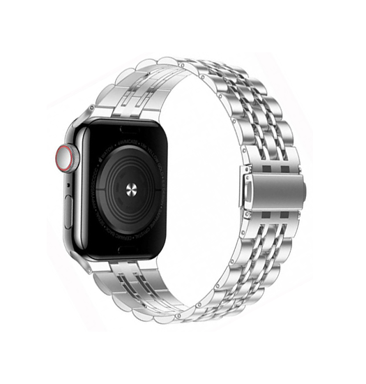Apple Watch (42/44/SE/45/46/49mm) - Butterfly Stål Urlænke - Sølv - DeluxeCovers