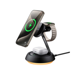 McDodo&trade; |  3-i-1 Opladerstation M. MagSafe - 15W - Sort - McDodo