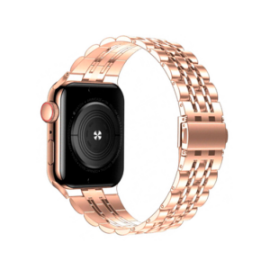 Apple Watch (38/40/SE/41/42mm) - Butterfly Stål Urlænke - Rose - DeluxeCovers