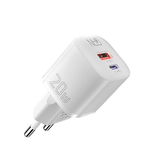 ESSAGER™ | 20W Hurtigoplader Vægoplader 3.0 Hvid - ESSAGER