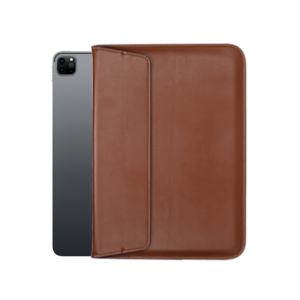 iPad Pro 11" (2024) - Retro Diary Vegan Læder Sleeve - Vintage Brun - Retro Diary