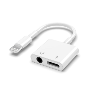 Lightning Han Til Lightning og AUX Hun Kabel - Hvid - DeluxeCovers