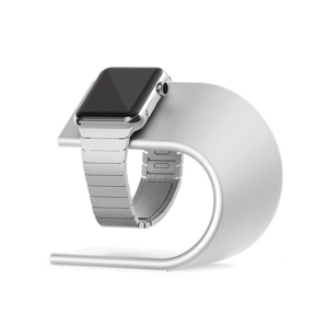 Apple Watch - CNC Aluminium Dock / Oplader Stand - Sølv - CNC