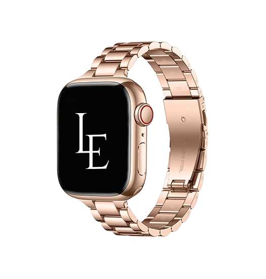 Apple Watch (38/40/SE/41/42mm) - L'Empiri™ Thin Stål Urlænke - Rosegold - L'Empiri™