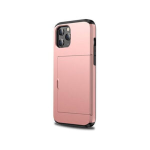 iPhone 11 Pro Max - Deluxe&trade; Håndværker Cover M. Kortholder - Pink - DeluxeCovers