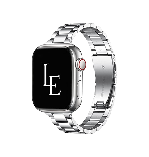 Apple Watch (42/44/SE/45/46/49mm) - L'Empiri™ Thin Stål Urlænke - Sølv - L'Empiri™
