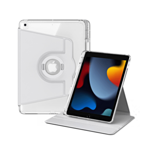 iPad Pro 9.7" (2015) - Akrylisk 360° Cover m. Stander - Lysegrå - DeluxeCovers