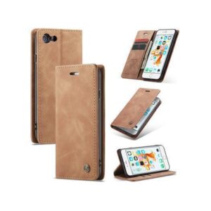 iPhone 6/6s - CaseMe&trade; Noble Læder Etui / Pung - Brun - CaseMe