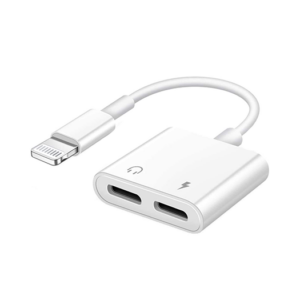 Lightning (Han) til 2x Lightning (Hun) - Adapter - Hvid - JOYROOM