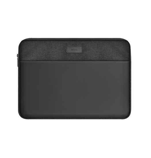 MacBook Pro 14" - WIWU™ Minimalist Polyester Sleeve - Sort - WIWU