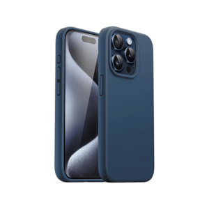 iPhone 16 Pro - Deluxe&trade; Soft Touch Silikone Cover - Blå - DeluxeCovers