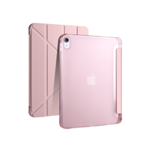 iPad 11" (2025) / iPad 10.9" (2022) - LUX&trade; Multi-Fold Silikone Cover - Pink - DeLX&trade;