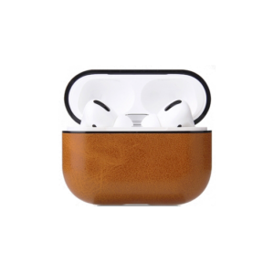 AirPods Pro | Reallike&trade; Læder Beskyttelse Cover - Lysebrun - Deluxecovers