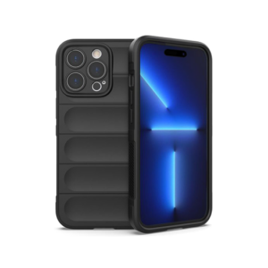 iPhone 15 Pro Max - DeLX&trade; Smart Grip Stødsikkert Cover - Sort - DeLX&trade;