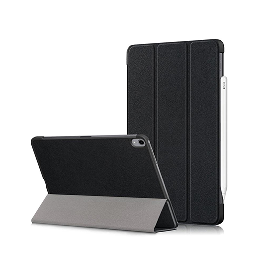 iPad Air 11" (2024/2025) - NX Design™ Smart Trifold PU Læder Cover - Sort - NX Design