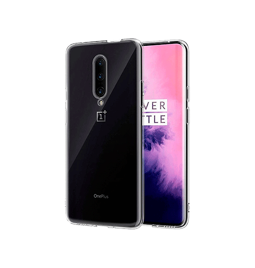 OnePlus 8 - Ultra-Slim Silikone Cover - Gennemsigtig - DeluxeCovers