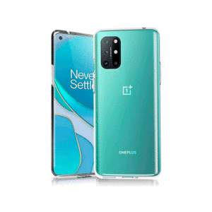 OnePlus 8T - Ultra-Slim Silikone Cover - Gennemsigtig - DeluxeCovers