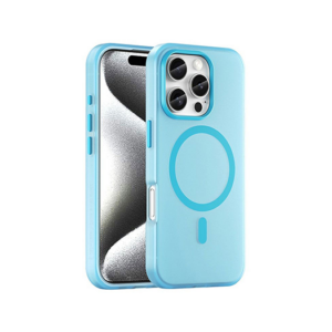 iPhone 16 Pro - DeLX&trade; Translucent MagSafe Silikone Cover - Blå - DeLX&trade;
