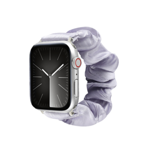 Apple Watch (38/40/SE/41/42mm) - Scrunchie Velour Dame Armbånd - Lavendel - DeluxeCovers