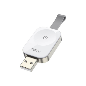 TOTU&trade; Trådløs USB-A Apple Watch Oplader - Hvid - TOTU