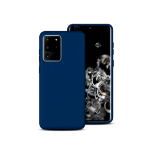 Samsung Galaxy S20 Ultra - Deluxe&trade; Soft Touch Silikone Cover - Navy - DELUXE