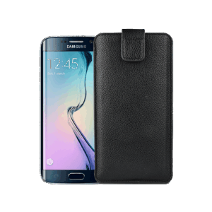 Samsung Galaxy S7 - Verona Læder Sleeve M. Lukning - Black Onyx - Verona